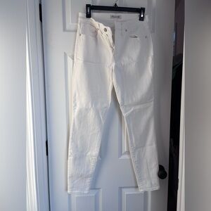 Madewell Size 29 High Riser Skinny Women's White Jeans